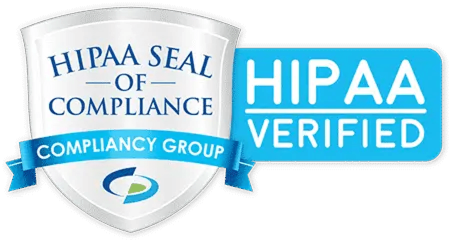 HIPAA Compliance Verification-Seal-of-compliance Logo CBM Website