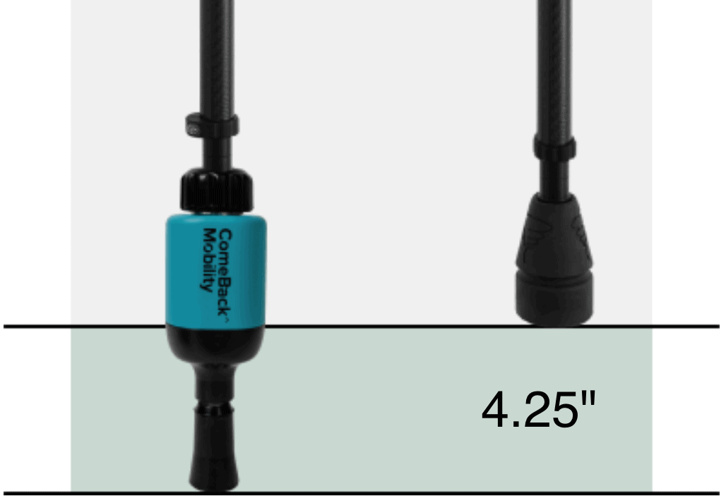 Crutch height adjustment